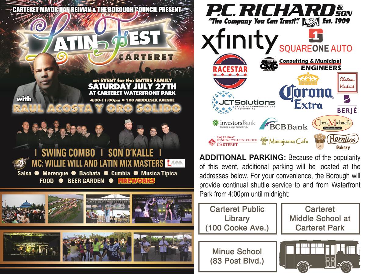 Carteret Hosts 7th Annual Latin Fest Celebrating Hispanic People and