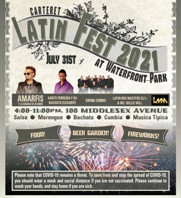 Carteret’s Latin Fest Returns This Saturday to Waterfront Park